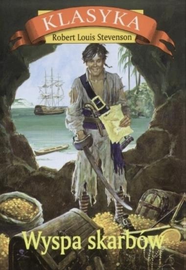 Robert Louis Stevenson - Wyspa skarbów czyta Michał Kula - okładka książki - Rytm, 2004 - 2008 rok.jpg