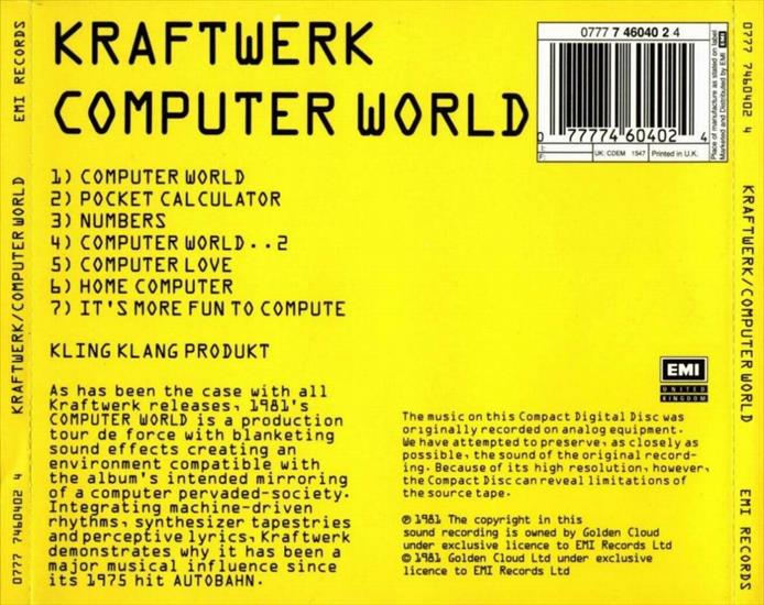 Kraftwerk - 1981 - Computer World - Kraftwerk - 1981 - Computer World - Back.jpg