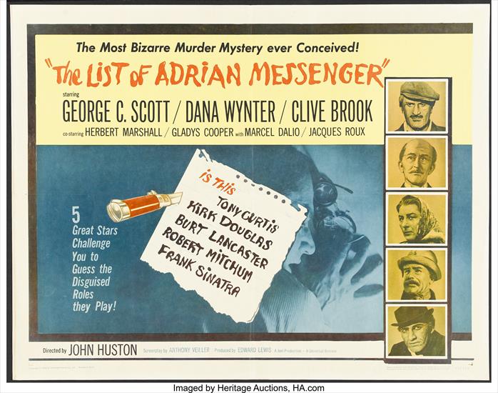 1963.Lista Adriana Messengera - The List of Adrian Messenger - lf.jpg